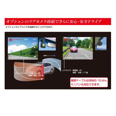ふるさと納税 焼津市 ドライブレコーダー 最大200万画素 NX-DRW2WPLUS