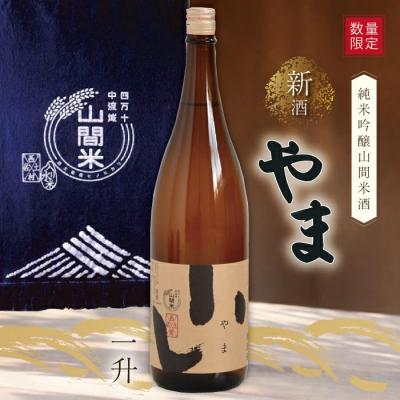 ふるさと納税 四万十市 [数量限定][生酒]純米吟醸山間米酒「やま」一升 26