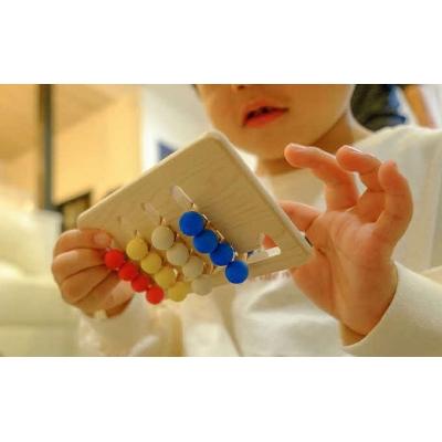 ふるさと納税 飯能市 子どもの成長を手型に。オリジナル手型フレームと木のおもちゃセット(木箱BOX入)