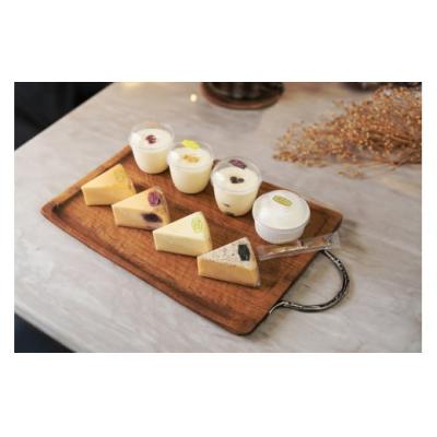 ふるさと納税 春日井市 カフェ百時ベイクドチーズ・レアチーズミックス8色アソートセット スイーツ お菓子 人気 手作り 国産