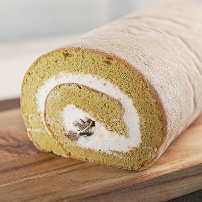 ふるさと納税 大月町 たっぷり地鶏卵のロールケーキ(緑茶)