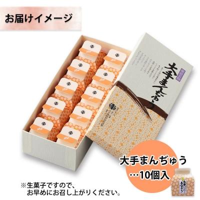 ふるさと納税 士幌町 北海道 大手まんぢゅう 10個 まんじゅう 士幌産小豆使用 伝統のお饅頭 十勝 士幌町【M01】 |  | 03