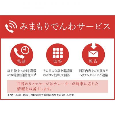 ふるさと納税 加西市 みまもりでんわサービス(3か月)[携帯電話][No5698-0396]