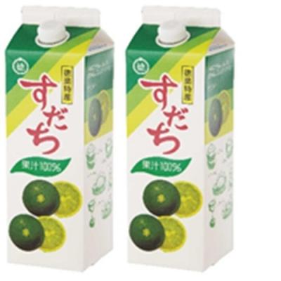 ふるさと納税 徳島市 すだち果汁 2L(1L×2本セット)