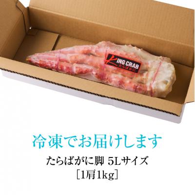 ふるさと納税 函館市 5Lサイズたらばがに脚1kg_HD065-004 |  | 03