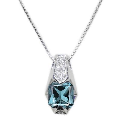 ふるさと納税 京都市 [京セラ]クレサンベール[アレキサンドライト・天然ダイヤモンド]ペンダント(ジュエリー)