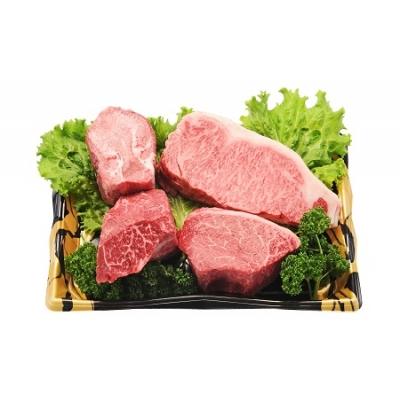 ふるさと納税 湯沢市 みなせ牛(秋田産黒毛和牛)ステーキブロック4点セット[E1801]