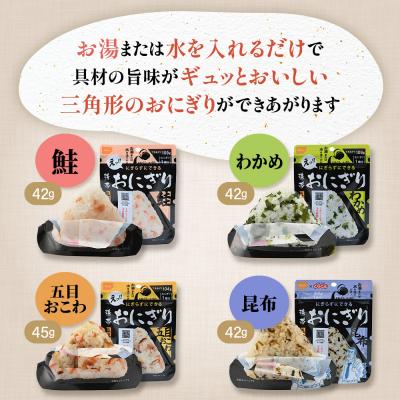 ふるさと納税 大崎市 【5年保存】 尾西の携帯おにぎり12個セット アルファ米 防災 備蓄 保存食 非常食 ライス ごはん |  | 01