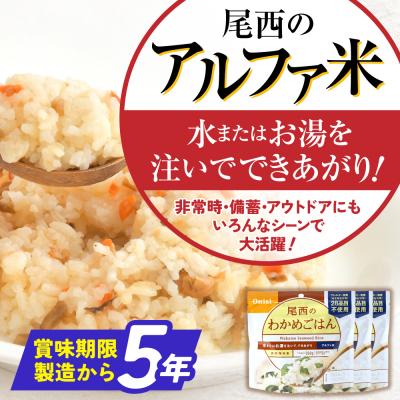 ふるさと納税 大崎市 【5年保存】尾西のごはん 和風4種12個セット アルファ米 防災 備蓄 保存食 アウトドア ライス |  | 02