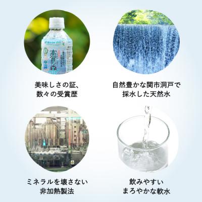 ふるさと納税 関市 高賀の森水 5年保存水 48本(500ml24本入×2ケース)の画像