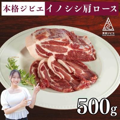 ふるさと納税 愛南町 猪 肩 ロース 肉 500g いのしし イノシシ ジビエ 愛媛県 愛南町 愛南ジビエ