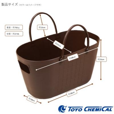 ふるさと納税 関市 【エコマーク製品】トヨテックバスケット　同色(茶・茶)セットD10-11 |  | 03