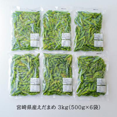 ふるさと納税 高原町 宮崎県産えだまめ3kg(500g×6袋)　TF296 |  | 03