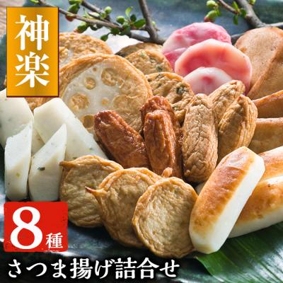 ふるさと納税 いちき串木野市 真空個包装 8種さつま揚げ詰合せ&lt;神楽&gt;[高浜蒲鉾]