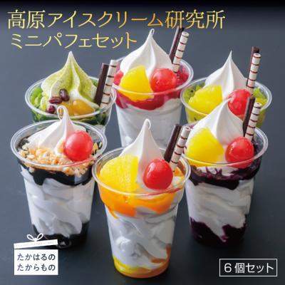 ふるさと納税 高原町 高原アイスクリーム研究所 『ミニパフェ』(6個セット) 特産品番号299
