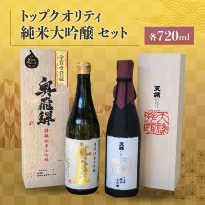 ふるさと納税 下呂市 トップクオリティ 純米大吟醸 セット[おがわや酒店][54-6]
