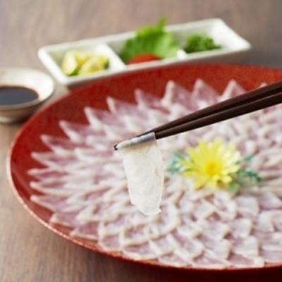 ふるさと納税 南あわじ市 【若男水産】淡路島3年とらふぐ活てっさ(4〜5人前)_1