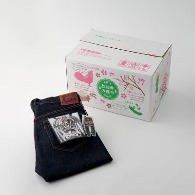 ふるさと納税 大館市 秋田の拘りジーンズ「なまはげジーンズ」赤鬼モデル(レギュラーストレート)28インチ |  | 02
