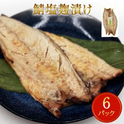 ふるさと納税 石巻市 鯖 塩麹漬け 切身 12枚(2枚×6)冷凍 小分け 個包装 魚 切り身 焼き魚 焼魚 漬魚 お惣菜