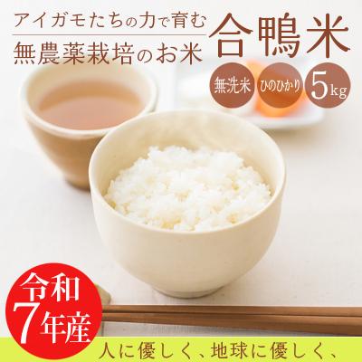ふるさと納税 高原町 [令和7年産新米][先行受付]高原町産 無農薬合鴨米 5kg