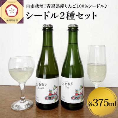 ふるさと納税 五所川原市 さとうりんご園 シードル2種セット 各375ml