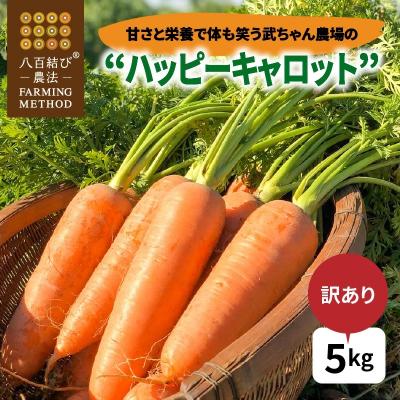 ふるさと納税 碧南市 [食品ロス削減]甘さと栄養で体も笑う武ちゃん農場の“ハッピーキャロット" 5kg