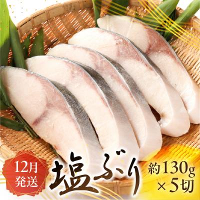 ふるさと納税 下呂市 [期間限定]塩ぶり(約130g×5切れ)冷凍 年内配送 年越し 年末 汐鰤[71-2]