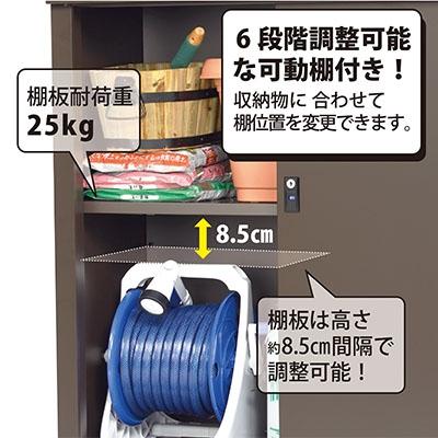ふるさと納税 三条市 家庭用収納庫 92 物置 サビに強い 鍵付き収納庫 組立式 [グリーンライフ]【040P026】 |  | 02