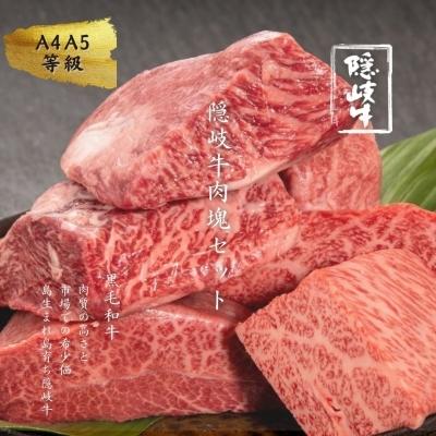 ふるさと納税 海士町 [ふるさと納税]牛肉 お肉 A5 A4 希少部位 黒毛和牛 隠岐牛 肉塊 2.4kg 天然塩 冷凍