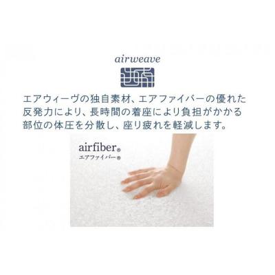 ふるさと納税 大府市 エアウィーヴ クッション ネイビー　座布団 ざぶとん 洗える_1