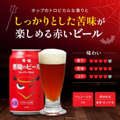 ふるさと納税 京都市 【黄桜】クラフトビール 「悪魔のビール レッドセッションIPA」(350ml缶×24本) |  | 01