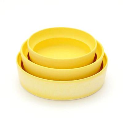ふるさと納税 京都市 【aeru】ベビー 食器|京焼の こぼしにくい器(3点セット) 離乳食  赤ちゃんの画像