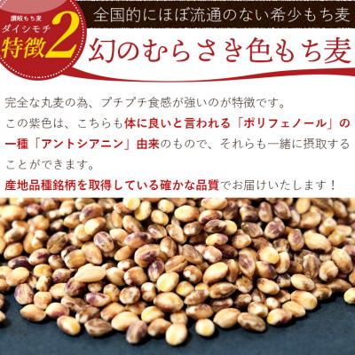 ふるさと納税 善通寺市 【生産者応援企画!】 讃岐もち麦「ダイシモチ」8kg(1kg×8袋) ジップ付き_Z2600019 |  | 03