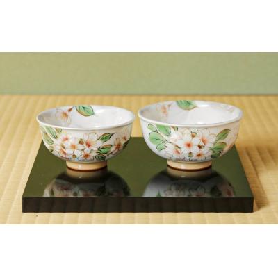 ふるさと納税 京都市 【陶あん】京焼・清水焼　夫婦ふくりん茶碗・ふくりん湯呑セット_3