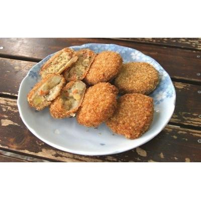 ふるさと納税 豊後高田市 [スピード発送] 昔なつかしコロッケ 10個入(おからコロッケ、和牛コロッケ各5個) 揚げ物 惣菜