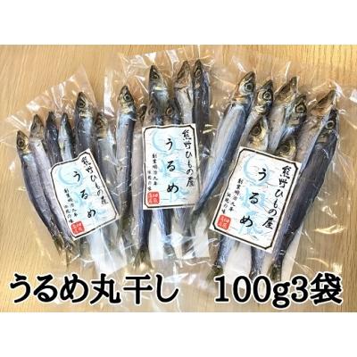 ふるさと納税 熊野市 熊野の老舗干物屋 畑辰商店[うるめ丸干し☆100g入り]×3袋