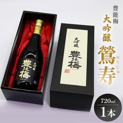 ふるさと納税 香南市 高知素材でつくったお酒を!大吟醸鶯寿ギフト箱 720ml×1本 gs-0121