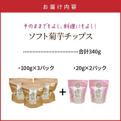 ふるさと納税 国東市 国東産 ソフト菊芋チップス 340g(100g×3袋・20g×2