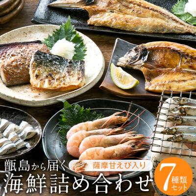 ふるさと納税 薩摩川内市 甑島の海鮮詰め合わせ(えび) AS-716