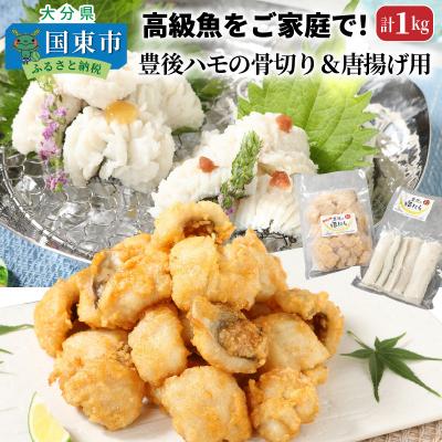 ふるさと納税 国東市 高級魚をご家庭で!豊後ハモの骨切り&amp;唐揚げ用(計1kg)_29245A