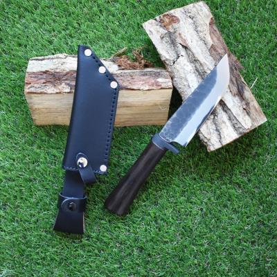 ふるさと納税 三条市 [山人] 薪割り 槌目鉈ナイフ 牛革ケース入 鉈(ナタ) アウトドア用品