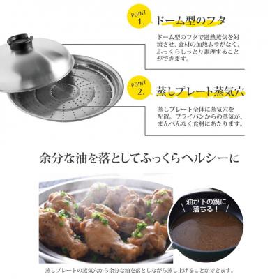 ふるさと納税 三条市 のせるだけで簡単蒸し器28〜30cm スチーマー 蒸し器 調理器具 料理道具【011S034】 |  | 02