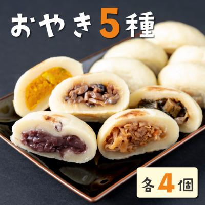 ふるさと納税 東御市 信州産 冷凍おやき5種 20個セット