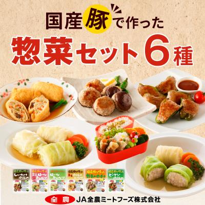 ふるさと納税 小牧市 国産豚で作った惣菜セット6種 お弁当やおかずにも! [022J08]