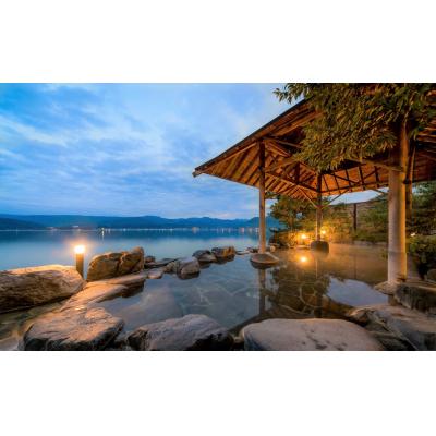 ふるさと納税 湯梨浜町 はわい温泉・東郷温泉旅館宿泊利用券〔燕趙園入園チケット1名様分付〕(189K.)