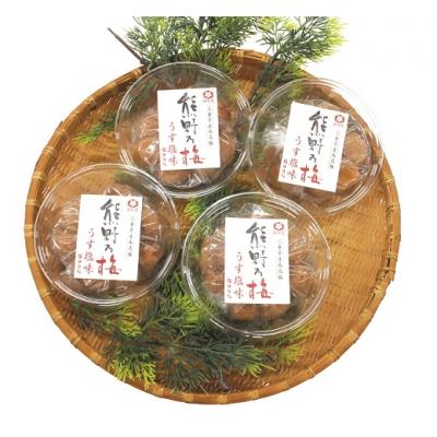 ふるさと納税 熊野市 熊野乃梅「うす塩」小分け4パックセット