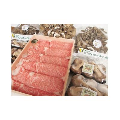 ふるさと納税 湯梨浜町 ◆鳥取和牛オレイン55◆すき焼き用&amp;山の幸セット(71K.)