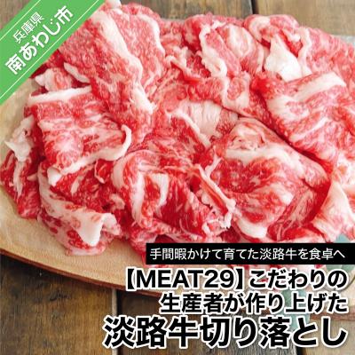 ふるさと納税 南あわじ市 [MEAT29]こだわりの生産者が作り上げた淡路牛切り落とし