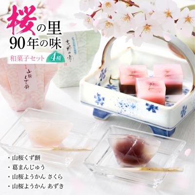 ふるさと納税 吉野町 吉野の和スイーツセットB-1(山桜ようかん・山桜くず餅・吉野の雫)