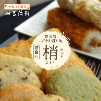 ふるさと納税 徳島市 [天保11年創業]四宮蒲鉾の無添加こだわり練り物詰合せ 梢(こずえ)セット[AU004]